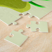 Gnom- und Vogelbad-Puzzle Puzzle (Seite)