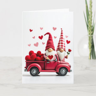 Gnom Valentins Liebe LKW Karte