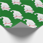 Gnom Weihnachten Geschenkpapier (Ecke)