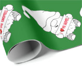 Gnom Weihnachten Geschenkpapier (Rolleneckpunkt)