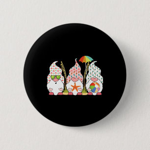 Gnom-Weihnachten im Juli Kühl Sommer Tropischer St Button