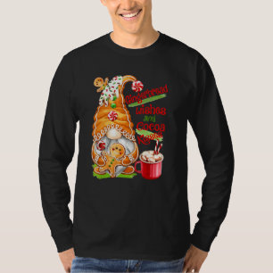 Gnom Weihnachten Lebkuchen und Kakao Frohe Weihnac T-Shirt