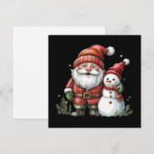 Gnom Weihnachten Winterzeit Gnome Liebhaber Urlaub (Vorne/Hinten)