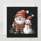 Gnom Weihnachten Winterzeit Gnome Liebhaber Urlaub (Vorderseite)