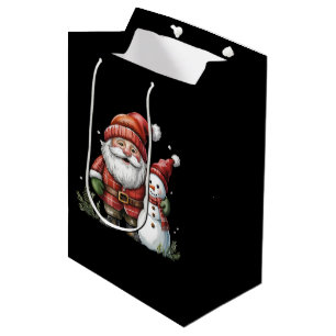Gnom Weihnachten Winterzeit Gnome Liebhaber Urlaub Mittlere Geschenktüte