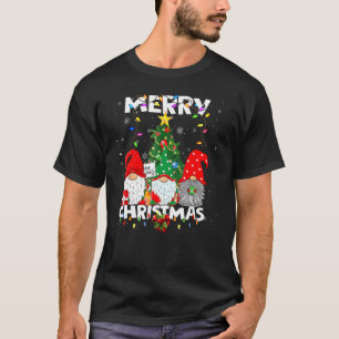 Gnom Weihnachts-Pyjamas Garten Frohe Weihnachten p T-Shirt