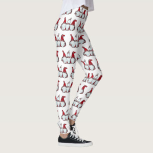 Gnom Weihnachtsmann Leggings