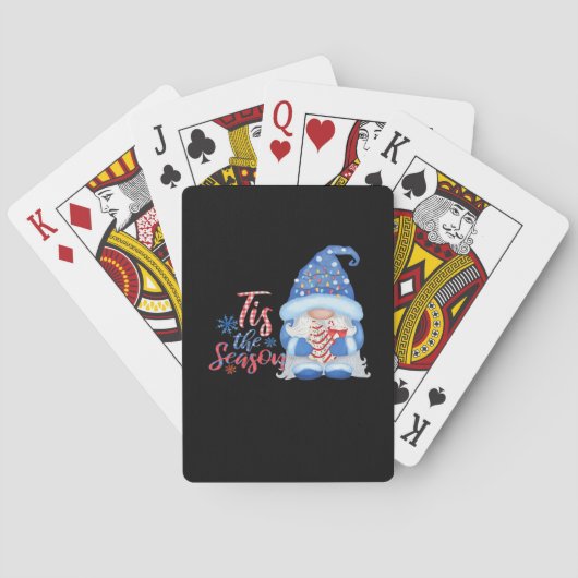 Gnom Weihnachtszeit Spielkarten (Rückseite)