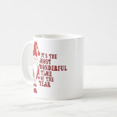 Gnom Wundervolle Zeit des Jahres Kaffeetasse (Vorderseite Links)