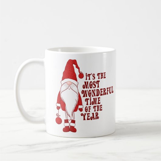 Gnom Wundervolle Zeit des Jahres Kaffeetasse (Links)