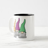 Gnomaden - Tomten Zweifarbige Tasse (Vorderseite Links)