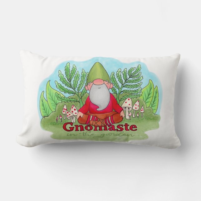 Gnomaste im Garten, Kissen (Vorderseite)