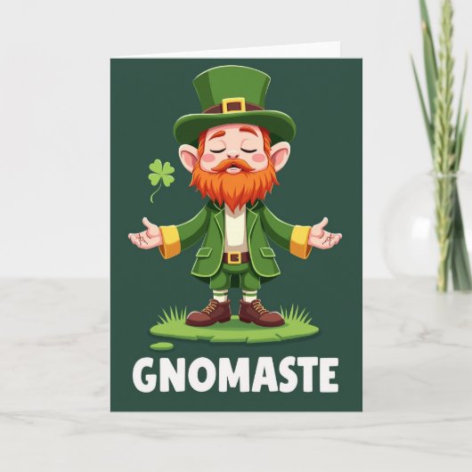 Gnomaste Willkommensfreund Karte (Vorderseite)