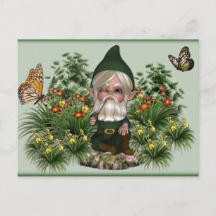 gnome1postcard postkarte