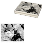 Gnome 03, gefroren gummistempel (Stempel)