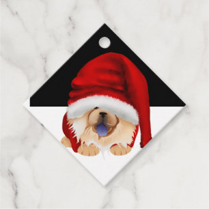 GNOME 4 DIE CHOWLIDAYS - ROTE CHOW -Geschenkanhäng Geschenkanhänger