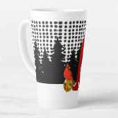 GNOME 4 DIE WAHLTAGE - RED CHOW - Latte Tasse (Linke Ecke)