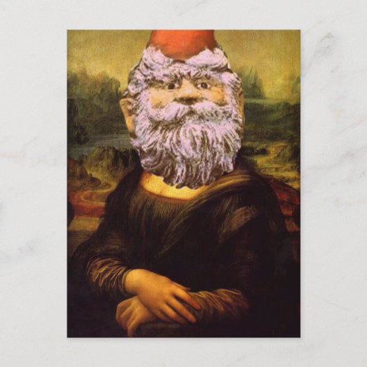 Gnome-A-Lisa Postkarte (Vorderseite)