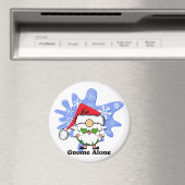 Gnome Alone Funny Christmas Film Parody Red Green Magnet (In Situ (Geschirrspüler))