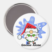 Gnome Alone Funny Christmas Film Parody Red Green Magnet (Vorderseite/Rückseite)