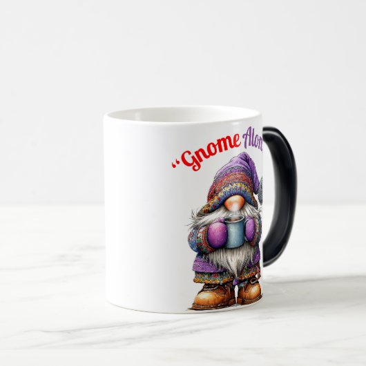 Gnome Alone Verwandlungstasse (VorderseiteRechts)