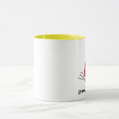 Gnome am Herzen Tasse (Zentrum)