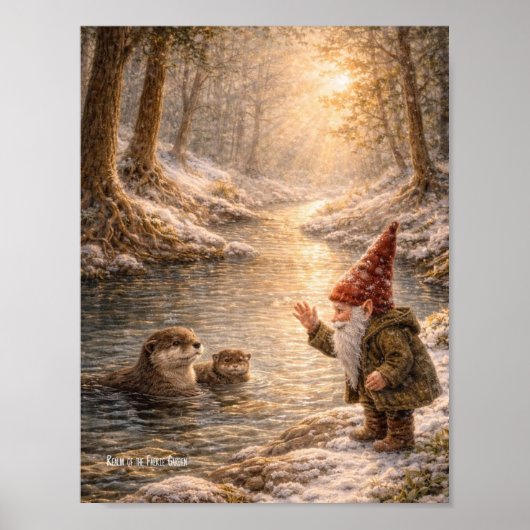 Gnome and Otter Poster (Vorne)