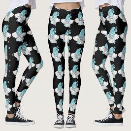Gnome Aquarius Astrologie Signature Angel Leggings