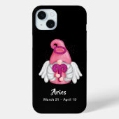 Gnome Aries Astrologie Sign Angel Case-Mate iPhone Hülle (Rückseite)