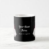 Gnome Aries Astrologie Signieren Engel Ihren Namen Kaffeetasse (Mittel)