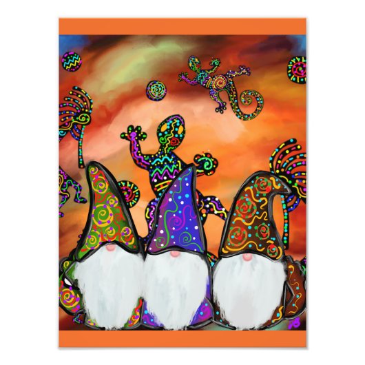 Gnome Art Fotodruck (Vorne)