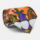 Gnome Art Krawatte (Gerollt)