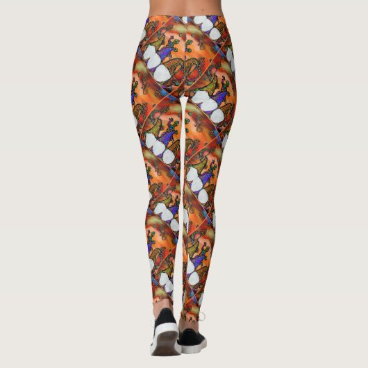 Gnome Art Leggings (Rückseite)
