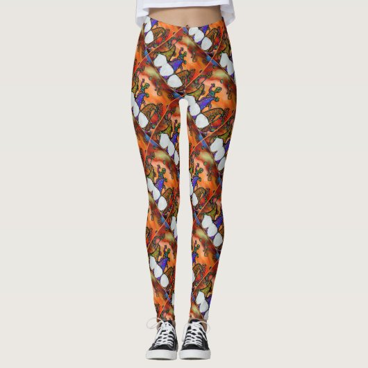 Gnome Art Leggings (Vorderseite)