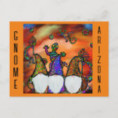 Gnome Art Postkarte (Vorderseite)