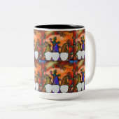 Gnome Art Zweifarbige Tasse (VorderseiteRechts)