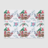 Gnome auf Pine Cones Seidenpapier (Vorderseite)