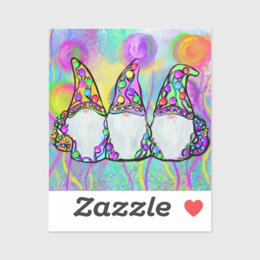 GNOME AUFKLEBER (Blatt)