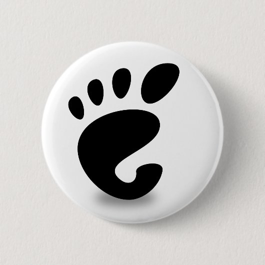Gnome bald button (Vorderseite)