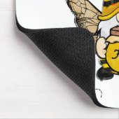 Gnome Bee Kind Sonnenblume Mousepad (Ecke)
