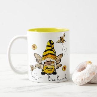 Gnome Bee Kind Sonnenblume Tasse