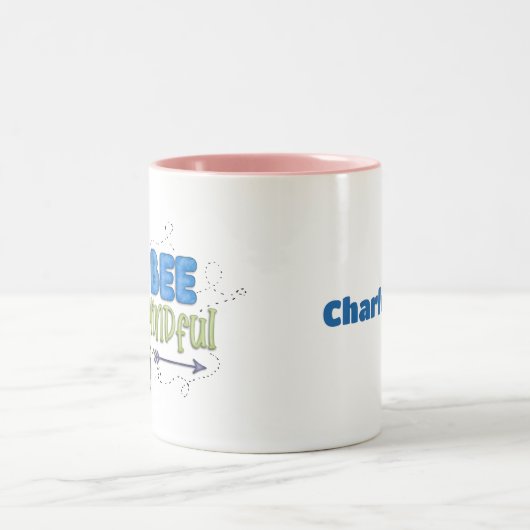 Gnome Bee Kind Zweifarbige Tasse (Mittel)