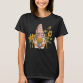 Gnome Bee Sonnenblumengarten T-Shirt (Vorderseite)