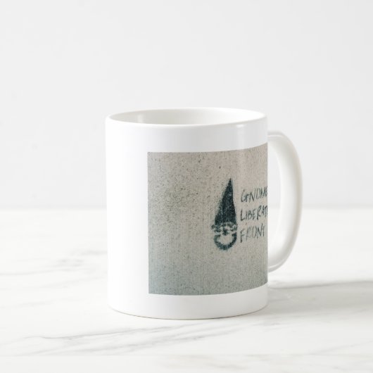 Gnome-Befreiungs-Front Kaffeetasse (VorderseiteRechts)