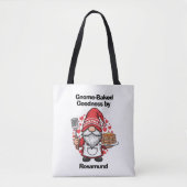 Gnome bei Zuhause-Design Tasche (Vorderseite)