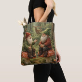 Gnome beim Plaudern Tasche (Von Nahem)