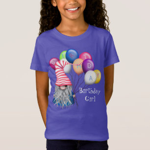 Gnome Birthday Girl T-Shirt