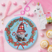 Gnome Bon Appétit Holiday Plate Pappteller (Party)