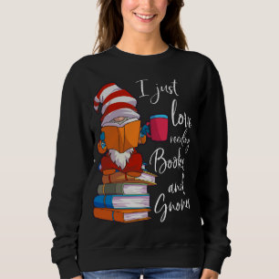 Gnome Book Lover Reading Club Sweatshirt