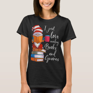 Gnome Book Lover Reading Club T-Shirt
